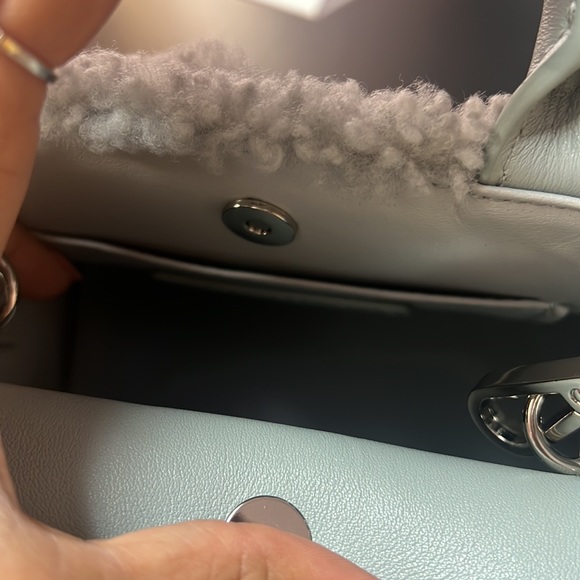 Brandon Blackwood Mini Kuei Shearling Crossbody Bag - Picture 4 of 4